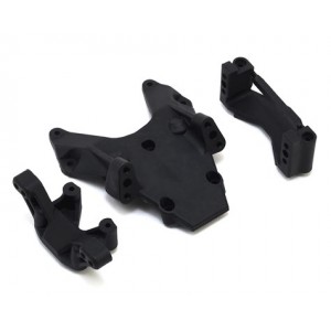 [TEAM LOSI] Bulkhd Camber Blk,Servo Mnt: 22 