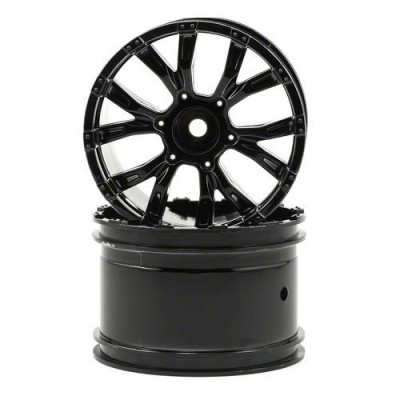 [ܼ] LOSB7014 [TEAM LOSI] Team Losi 320S Force Wheels (Black Chrome) (2) (Ten-T)