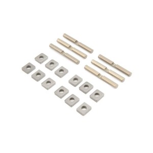 [TLR Racing] Cross Pins & Support Blocks, Al: 5T, MINI WRC 