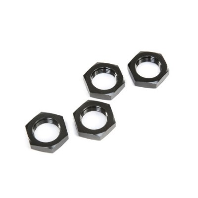 [���ܼ�] LOS252098 [TEAM LOSI] Wheel Nuts, Black (4): 5ive-T 2.0
