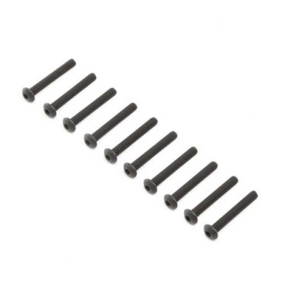 [ܼ] LOS255011 [TEAM LOSI] Button Head Screws, Stl, BO, M4 x 30mm (10)