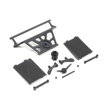 [ܼ] LOS251078 [TEAM LOSI] Cage Rear, Tower Supports,Mud Guards: SuperRockRey
