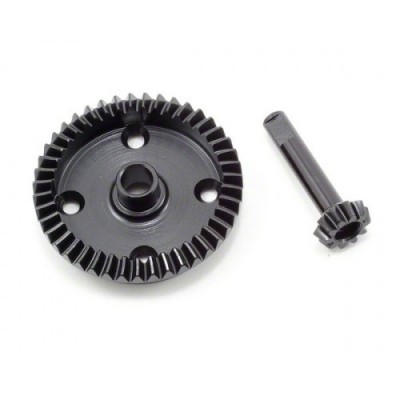[���ܼ�] LOSA3513 [TEAM LOSI] [LOSA3513] Rear Ring Gear, 43T/10T Pinion Set: 8T