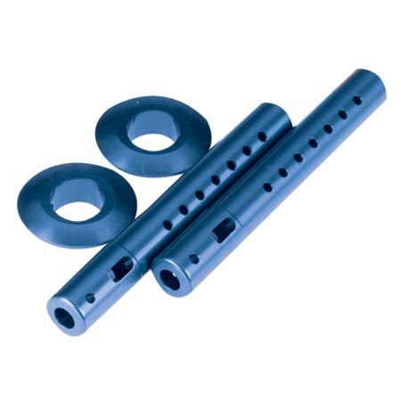 [ܼ] DYN7210B [DYNAMITE] (ɼ)BODY MOUNT with SPRING,ALUM,BLUE