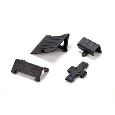 [���ܼ�] LOSB1708 [TEAM LOSI] [LOSB1708] Skid Plate, Chassis Brace, Batt Door & Tray: Micro Rock Crawler