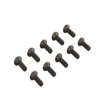 [ܼ] ARA702005 [ARRMA] Flat Head Hex Machine Screw M2.5x8mm (10)