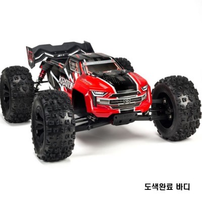 [ܼ] ARA406156 [ARRMA] Kraton 6S BLX Painted Decaled Trimmed Body (Red)