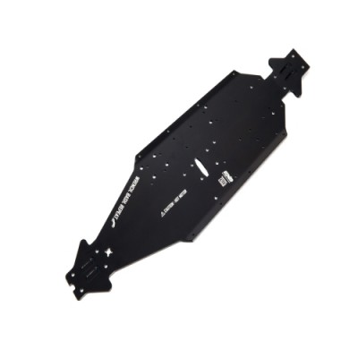 [ܼ] ARA320570 [ARRMA] ALUMINUM CHASSIS CNC 7075 T6 LWB (BLACK) (1PC) for Kraton