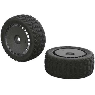 [ܼ] ARAC9615 [ARRMA] AR550048 KATAR T 6S Tire/Wheel Set Talion (2)