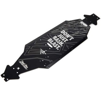 [ܼ] ARA320571 [ARRMA] ALUMINUM CHASSIS CNC 7075 T6 LWB (BLACK) (1PC) for Talion