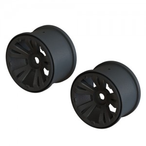 [ARRMA] AR510111 MT 3.8 Wheel 17mm Hex Black (2) 