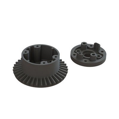 [ܼ] ARAC4022 [ARRMA] AR310872 Diff Case Set 37T Main Gear BLX 3S