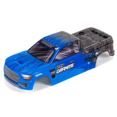 [���ܼ�] ARA402302 [ARRMA] GRANITE 4X4 MEGA PAINTED DECALED TRIMMED BODY (BLUE)