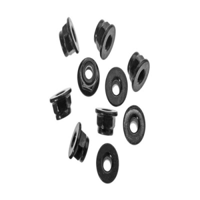 [ܼ] AXIC1045 [Axial] AXA1045 Nylon Locknut M4 Black (10)
