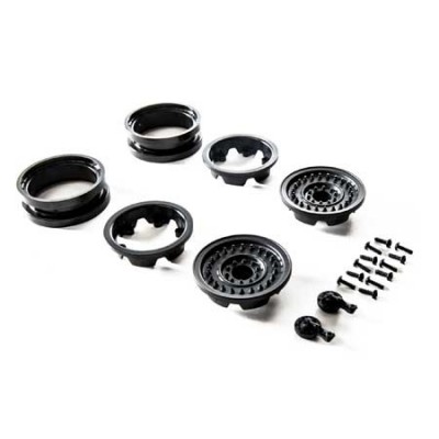 [ܼ] AXI31629 [Axial] 1.9 MW19 Beadlock Wheels - Black (2pcs)