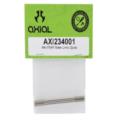 [ܼ] AXI234001 [Axial] M4 x 75mm Steel Links (2) (AXI234001)