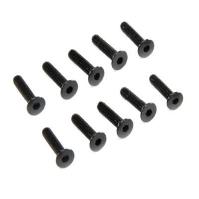 [ܼ] AXI235178 [Axial] M3 x 14mm, Flat Head Screw (10)