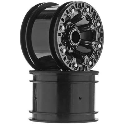 [ܼ] DTXC3858 [DURATRAX] Duratrax Crawler Wheel 2.2 Black Chrome (2)