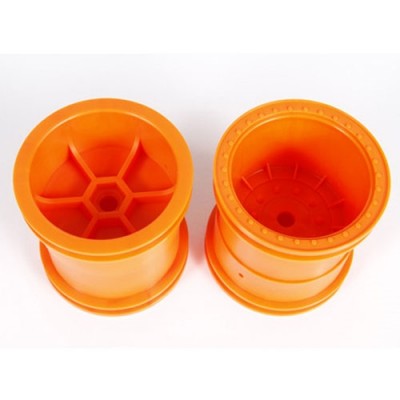 [ܼ] AXIC3363 [Axial] AX31366 2.2 Monster Truck Wheels 63mm Orange (2)