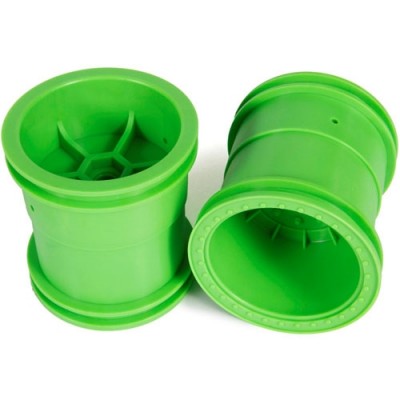 [ܼ] AXIC1461 [Axial] AX31461 2.2 Monster Truck Wheels 63mm Green (2)
