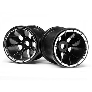 [MATRIX LINE] Black Wheels 2 Pcs BLACKOUT 