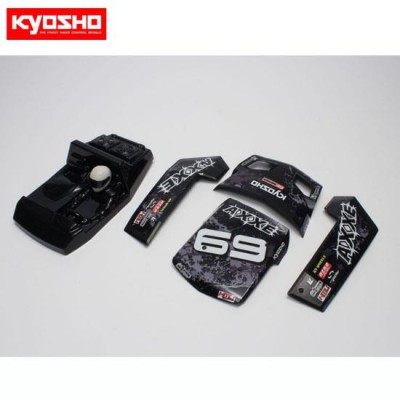 [ܼ] KYEZ025BK [KYOSHO] Outer panel set (Black : AXXE)