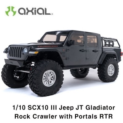 [ܼ] AXI03006T1 [AXIAL] 1/10 SCX10 III Jeep JT  ۷ ũ﷯ GREY - ͸,  ʿ