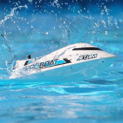 [ܼ] PRB08031T2 [PROBOAT] Pro Boat Jet Jam 12 Inch Pool Racer RTR Electric Boat (White)  