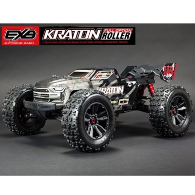 [ܼ] ARA106053 [ARRMA] KRATON 1:8 4WD EXtreme Bash Roller (Black) -   ŰƮ