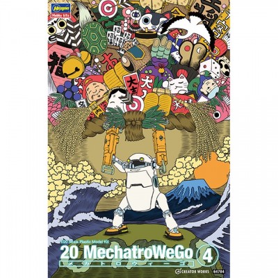 [ܼ] BH64784 [Hasegawa] BH64784 1/20 20 Mechatro Wego No.04 Power Arm Orange Daifuku Rice Cake