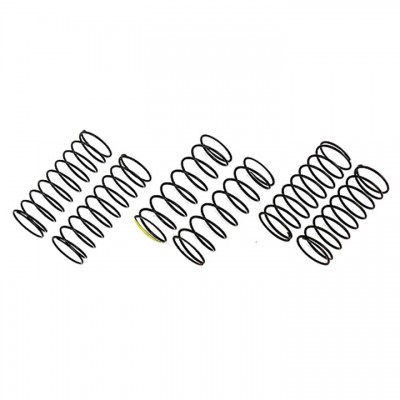 [ܼ] AA21558 [TEAM ASSOCIATED] AA21558 FT 10mm Rear Spring Set. Green 10.0, black 9.0, yellow 8.5.