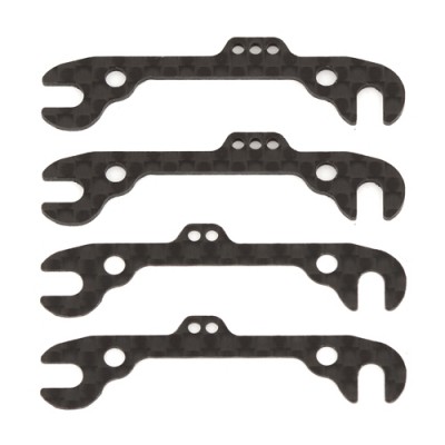 [���ܼ�] AA4743 [TEAM ASSOCIATED] AA4743 RC12R6 FT Front Ride Height Shims, graphite