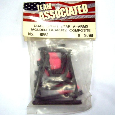 [ܼ] AA8861 [TEAM ASSOCIATED] AA8861 DUAL SPORT REAR A-ARMS MOLDED GRAPHITE COMPOSITE