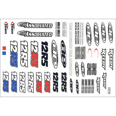 [ܼ] AA4680 [TEAM ASSOCIATED] AA4680 12R5 Decal Sheet