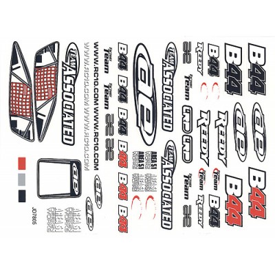[ܼ] AA9778 [TEAM ASSOCIATED] AA9778 B44 Decal Sheet
