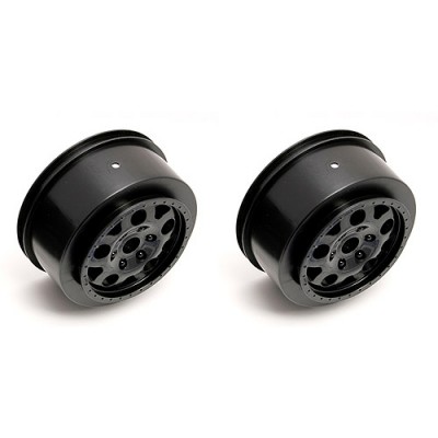 [ܼ] AA9807 [TEAM ASSOCIATED] AA9807 SC10 KMC Front Wheel black (non-hex)