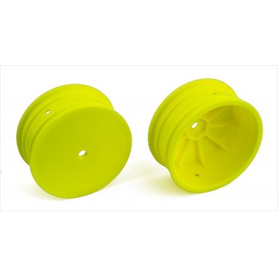 [ܼ] AA92096 [TEAM ASSOCIATED] AA92096 12mm 4WD 2.2in Front Wheels, yellow
