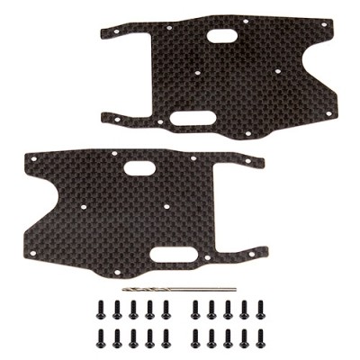 [���ܼ�] AA81419 [TEAM ASSOCIATED] AA81419 RC8B3.1 FT Graphite Arm Stiffeners, rear