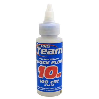 [ܼ] AA5420 [TEAM ASSOCIATED] AA5420 Silicone Shock Fluid 10wt / 100cSt / 2 oz New flip-top cap