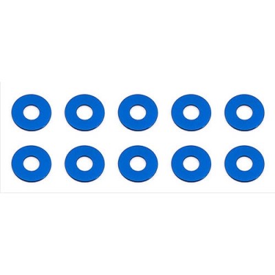 [ܼ] AA31385 [TEAM ASSOCIATED] AA31385 Bulkhead Washers, 7.8x1.0 mm, blue aluminum