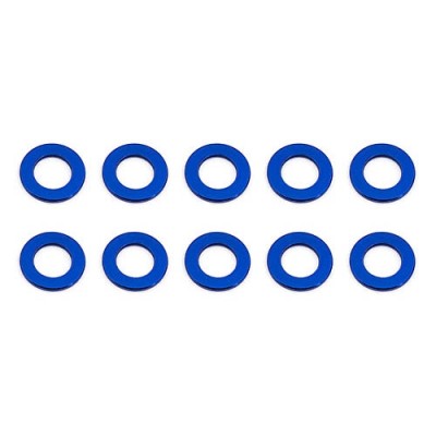 [ܼ] AA31381 [TEAM ASSOCIATED] AA31381 Ballstud Washers, 5.5x0.5 mm, blue aluminum