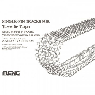 [���ܼ�] CESPS-029 [Meng] CESPS-029 1/35 Single Pin Track,T-72 & T-90 Tanks