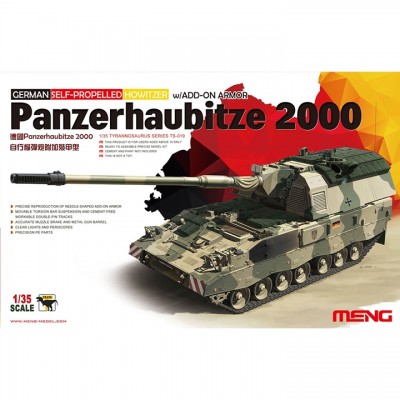 [ܼ] CETS-019 [Meng] CETS-019 1/35 PZH 2000 German Self-Propelled Howitzer W/add-on Armor