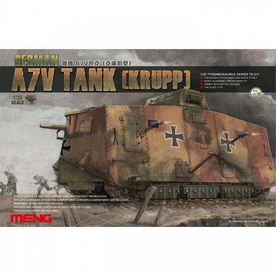 [ܼ] CETS-017 [Meng] CETS-017 1/35 A7V German Tank-Krupp
