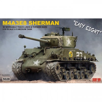 [���ܼ�] CRM5028 [RFM] CRM5028 1/35 M4A3E8 Sherman w/Workable Track Links