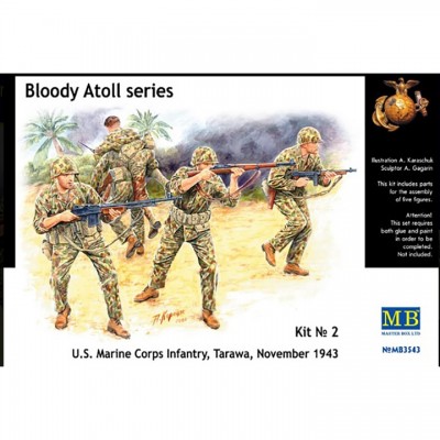 [ܼ] CM3543 [MasterBox] CM3543 1/35 US Marine Corps Infantry Tarawa 1943 November 1943