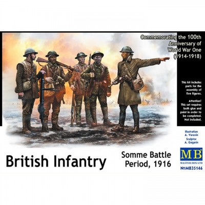 [ܼ] CM35146 [MasterBox] CM35146 1/35 British Infantry,Somme Battle Period,1916
