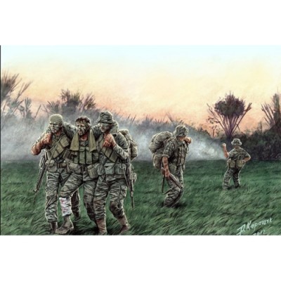 [ܼ] CM35107 [MasterBox] CM35107 1/35 Head for the Huey,Vietnam War serie