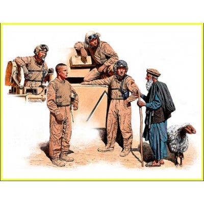 [ܼ] CM35131 [MasterBox] CM35131 1/35 Modern US tankmen in Afghanistan.Can we buy one of your sheep for a BBQ- 