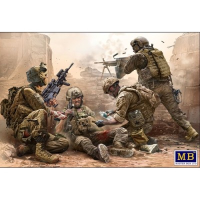 [ܼ] CM35193 [MasterBox] CM35193 1/35 Under Fire. Modern US Infantry- 